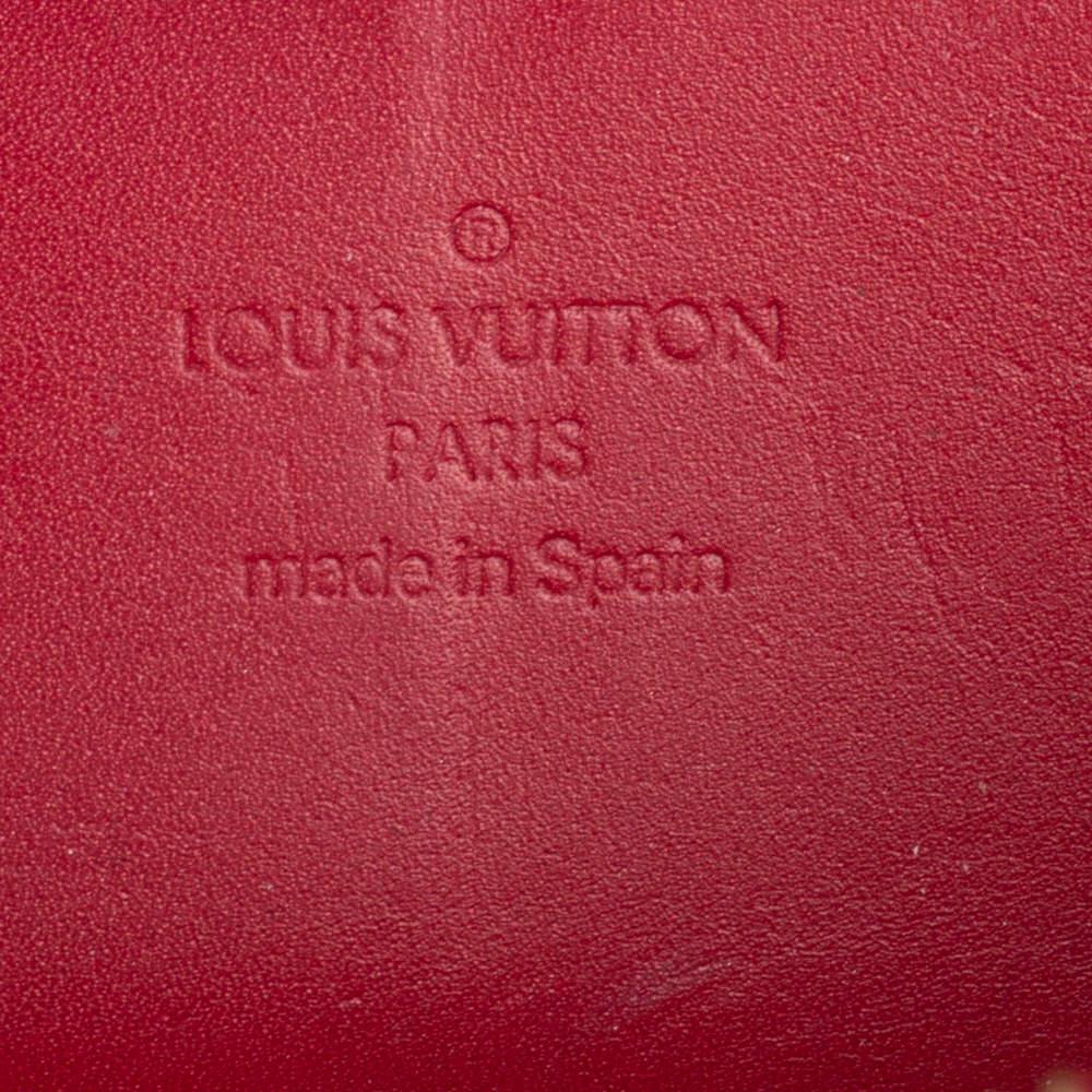 Louis Vuitton Pomme D’amour Monogram Vernis Zippy Wallet For Sale 4
