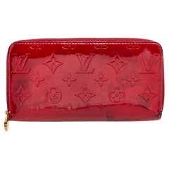 Used Louis Vuitton Pomme D’amour Monogram Vernis Zippy Wallet