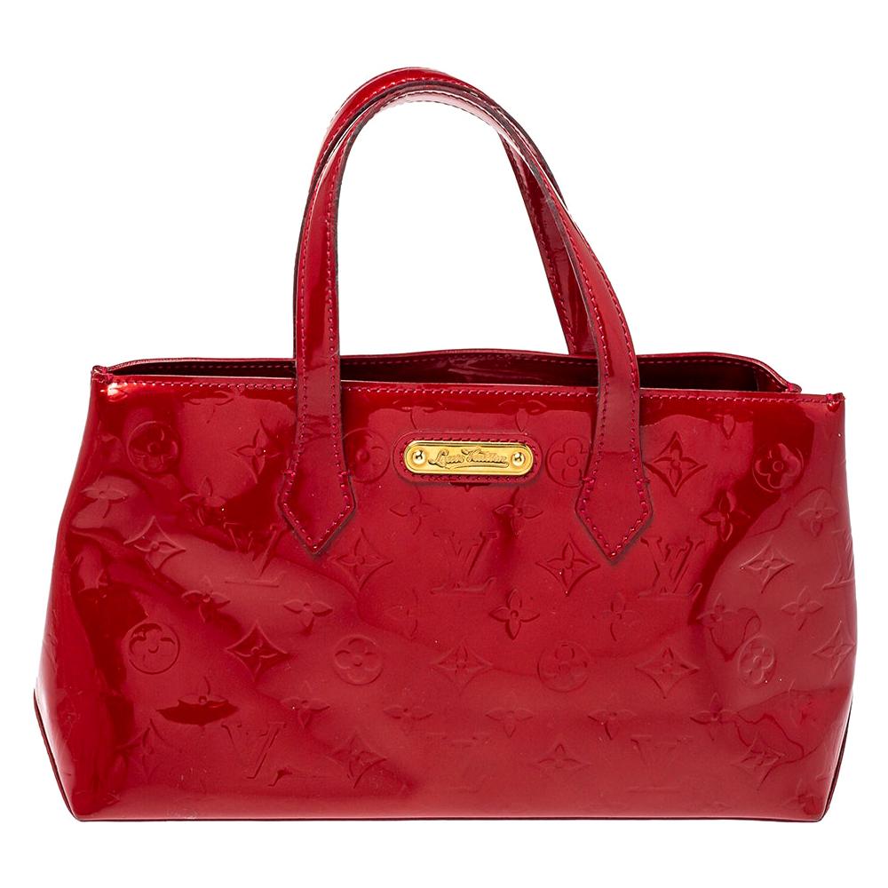Louis Vuitton Pomme D’amour Vernis Wilshire PM Bag