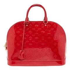 Louis Vuitton Pomme D&rsquo;amour Monogram Vernis Alma GM Bag