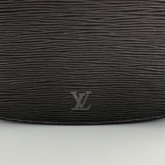 LOUIS VUITTON Ponche Monte Carlo Black Textured Epi Leather Jewelry Case