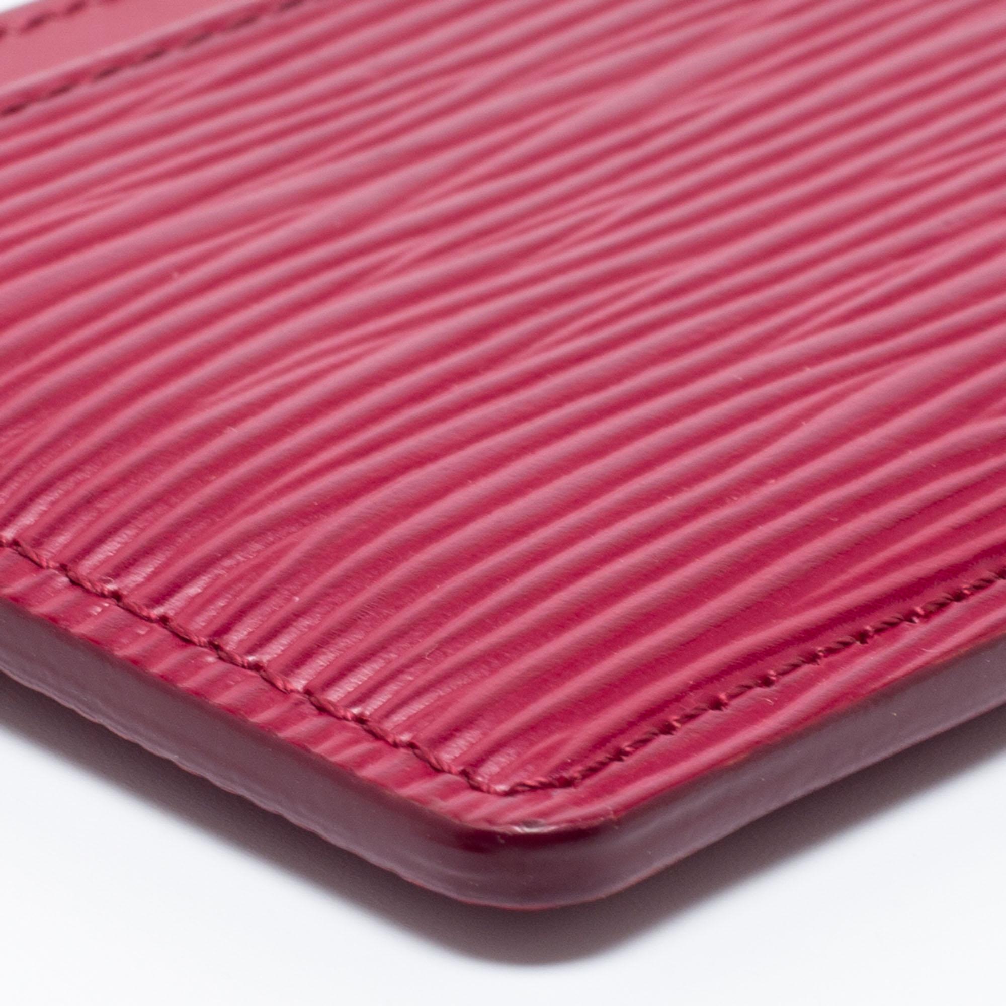 louis vuitton card holder pink