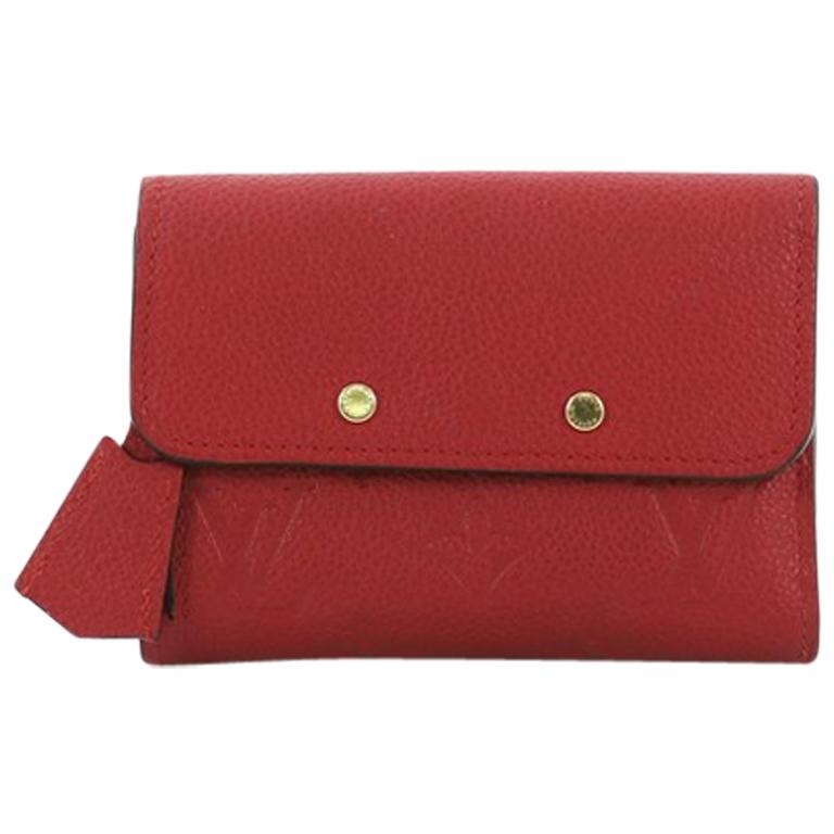 Louis Vuitton Pont Neuf Compact Wallet Monogram Empreinte Leather