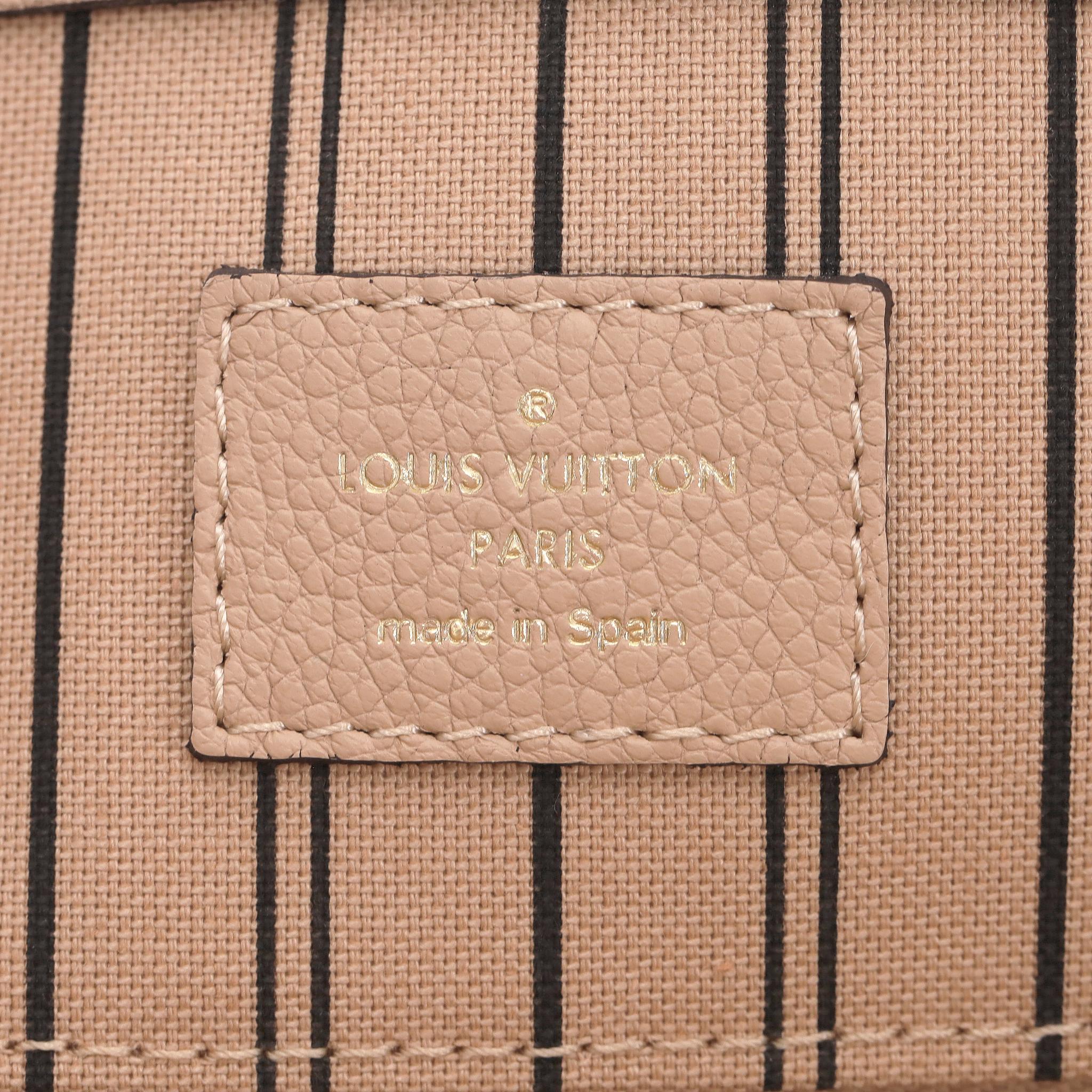 Louis Vuitton Pont Neuf Dune Monogram Empreinte Leather GM Bag en vente 6