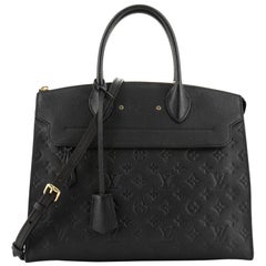 Louis Vuitton Pont Neuf Handbag Monogram Empreinte Leather G