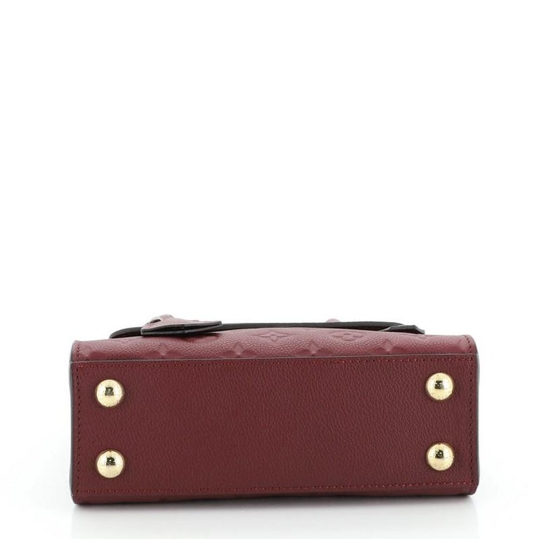 Louis Vuitton Pont Neuf Handbag Monogram Empreinte Leather Mini For Sale at 1stdibs