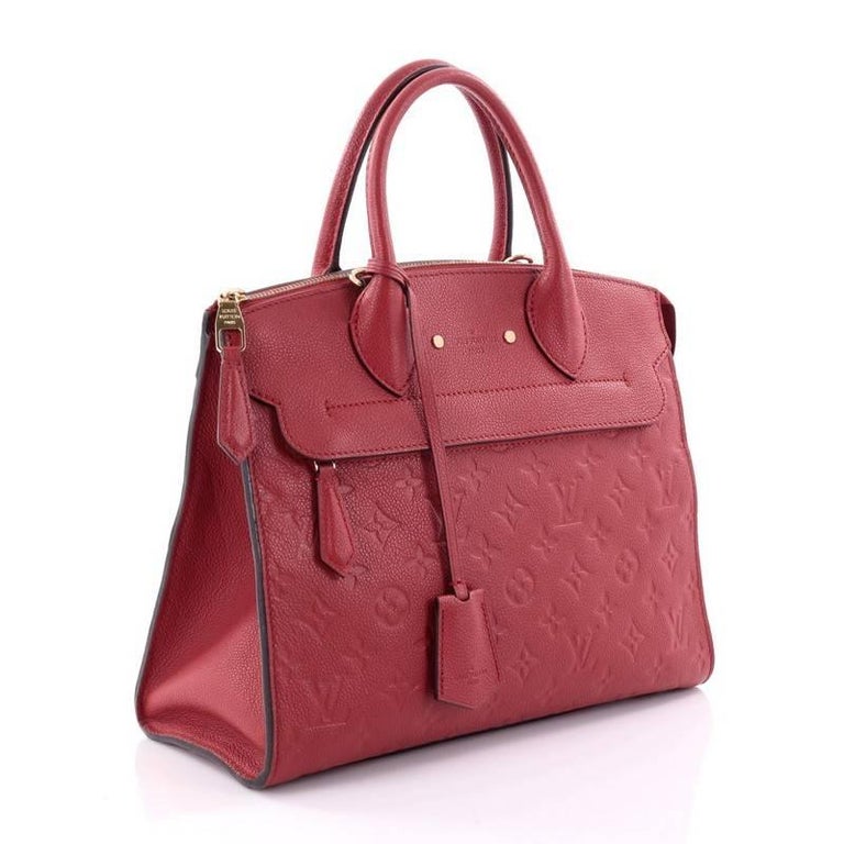 Louis Vuitton Pont Neuf Handbag Monogram Empreinte Leather MM at 1stdibs