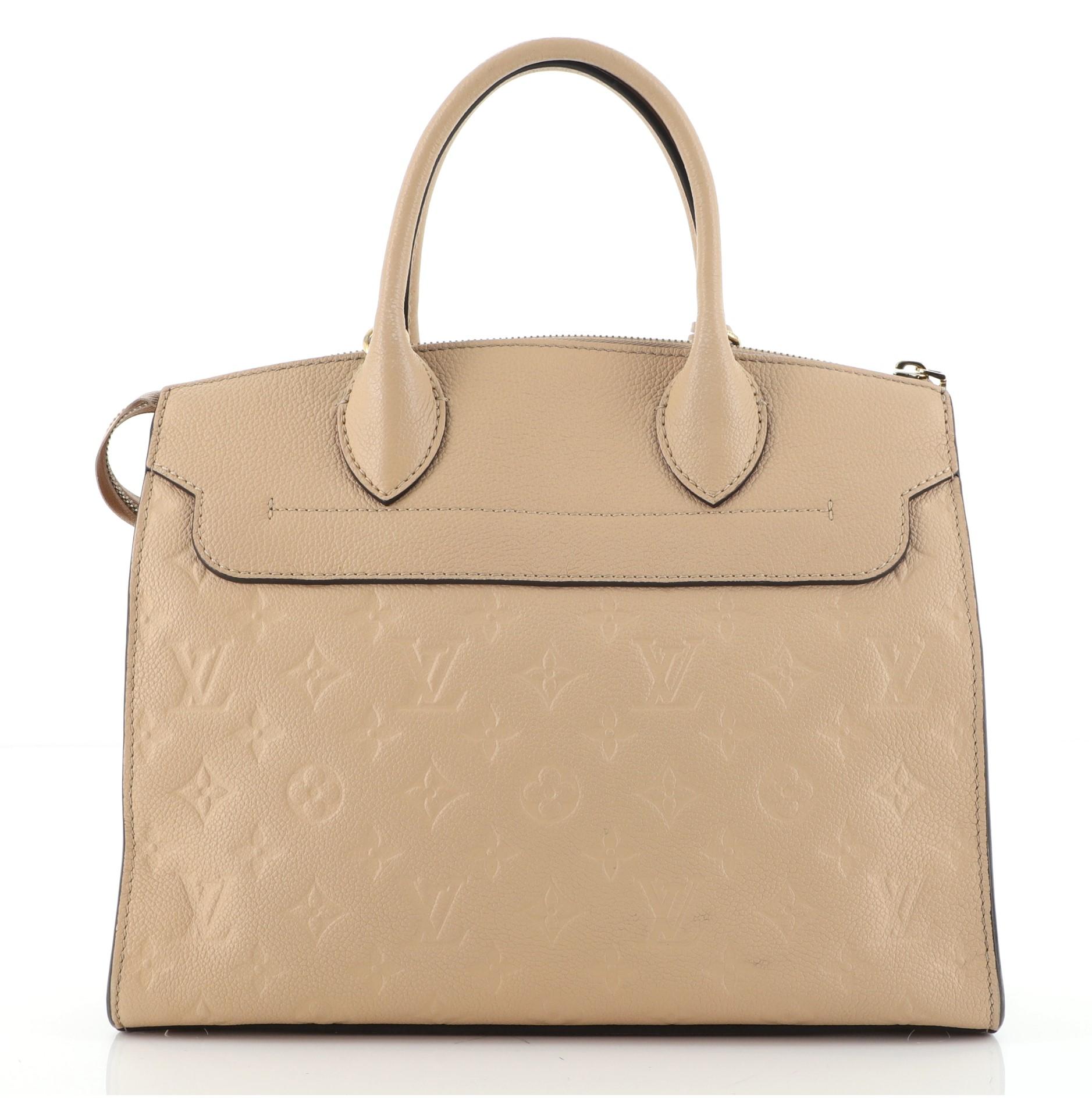 Louis Vuitton Pont Neuf Handbag Monogram Empreinte Leather MM at 1stDibs