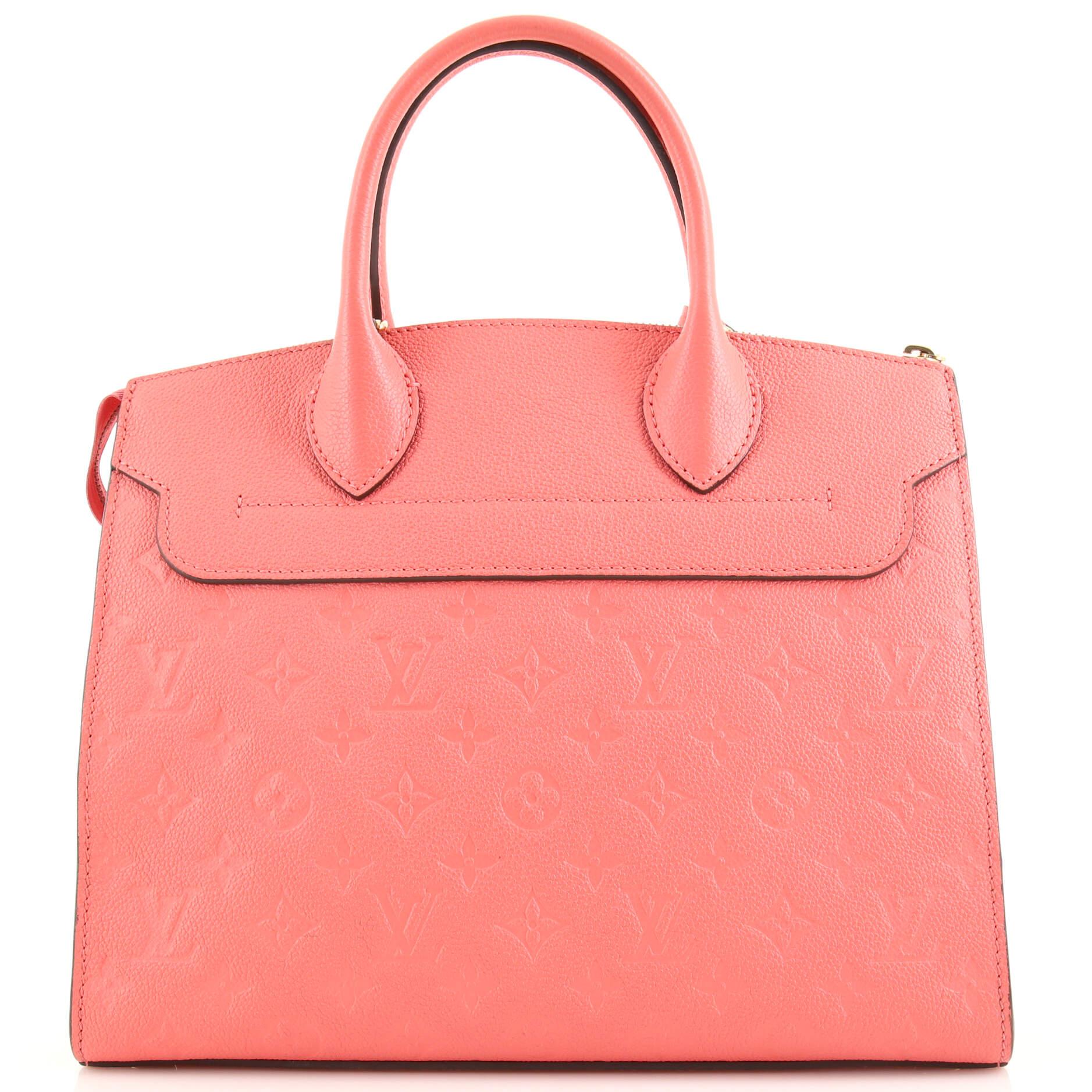 Louis Vuitton Pont Neuf Handbag Monogram Empreinte Leather MM In Good Condition In NY, NY