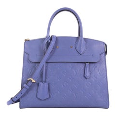 Louis Vuitton Pont Neuf Handbag Monogram Empreinte Leather MM