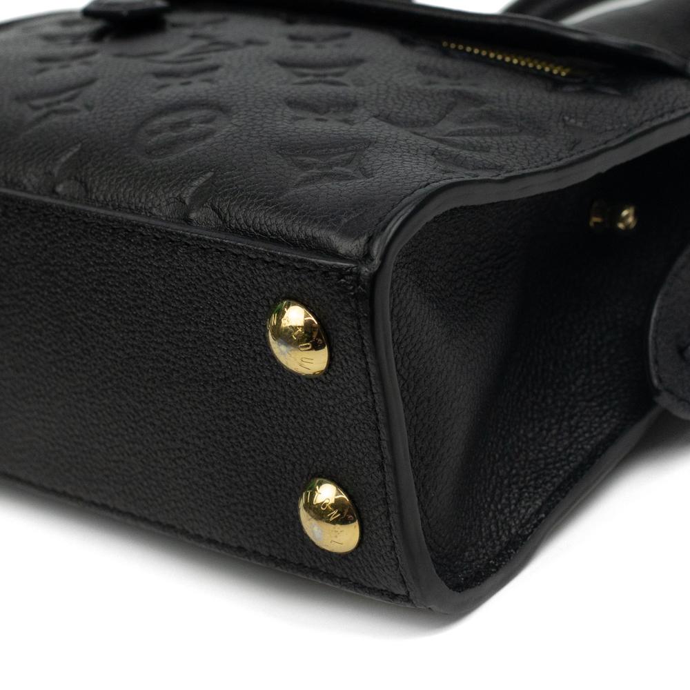 LOUIS VUITTON, Pont Neuf Mini aus schwarzem Leder 7