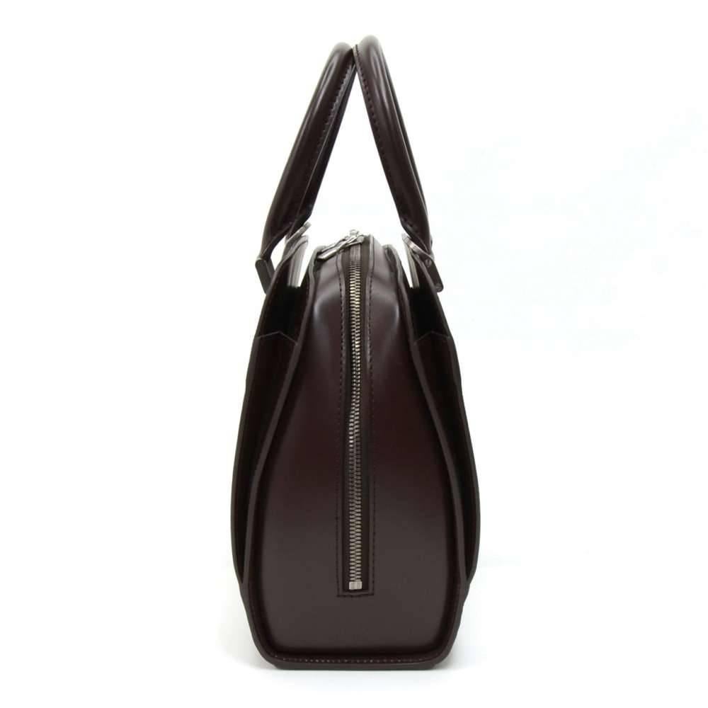 Black Louis Vuitton Pont Neuf Moka Brown Epi Leather Hand Bag For Sale