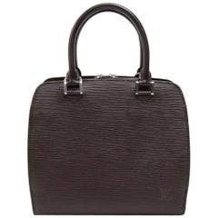 Louis Vuitton Pont Neuf Moka Brown Epi Leather Hand Bag