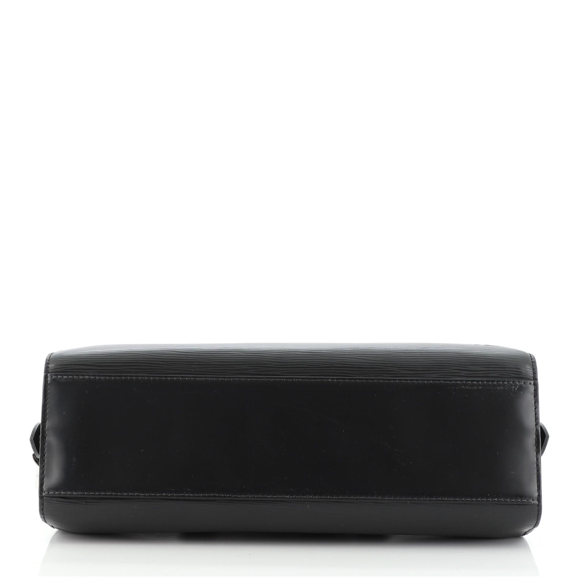 Black Louis Vuitton Pont Neuf NM Handbag Epi Leather PM