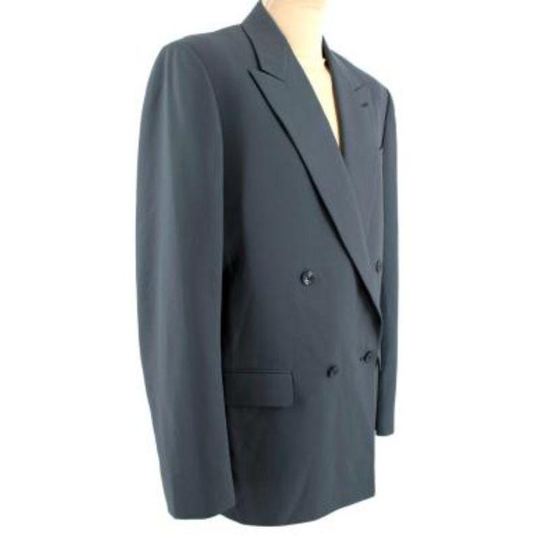 Louis Vuitton Single-Breasted Wool Pont Neuf Suit Night Blue. Size 48