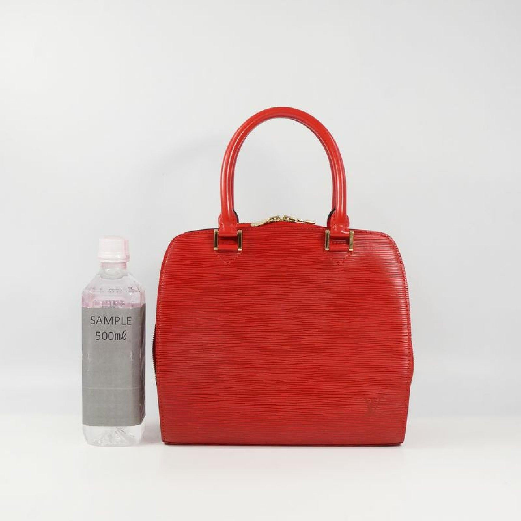 LOUIS VUITTON Pont Neuf Womens handbag M52057 castilian red 8