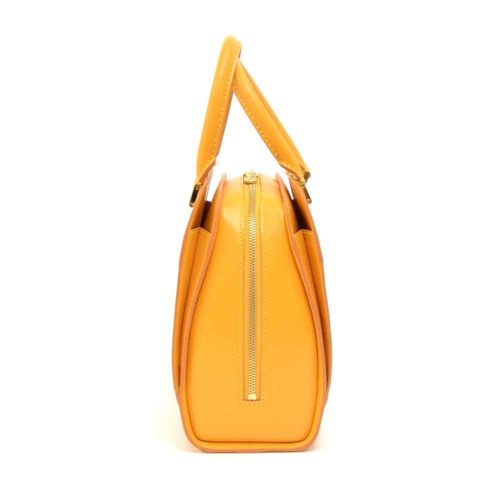 Louis Vuitton Pont Neuf Yellow Epi Leather Hand Bag  In Excellent Condition In Fukuoka, Kyushu