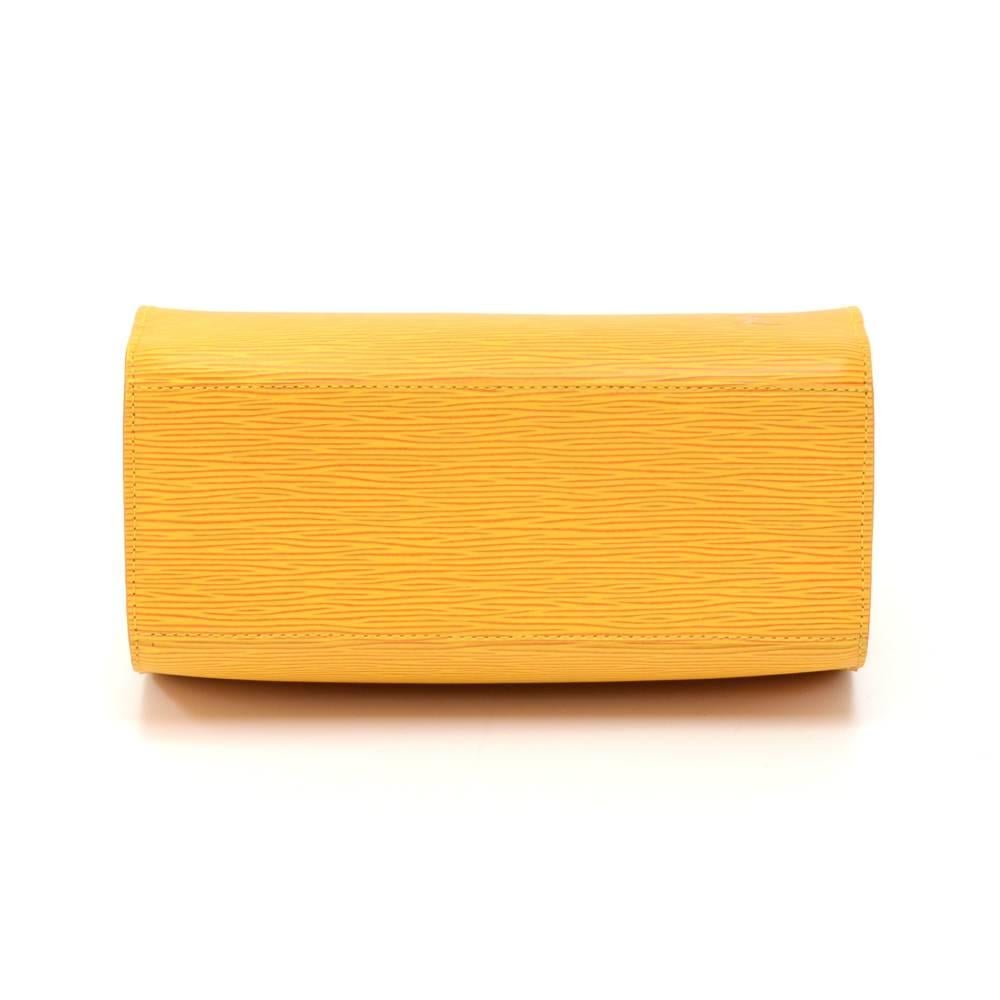 Louis Vuitton Pont Neuf Yellow Epi Leather Hand Bag  1