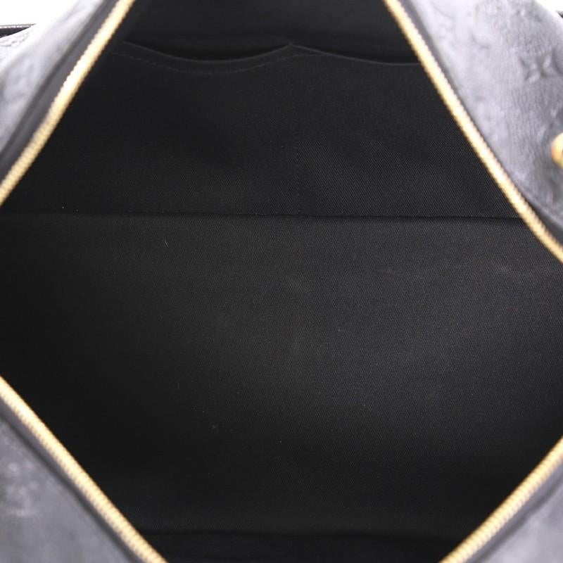 Black Louis Vuitton Ponthieu Handbag Monogram Empreinte Leather MM