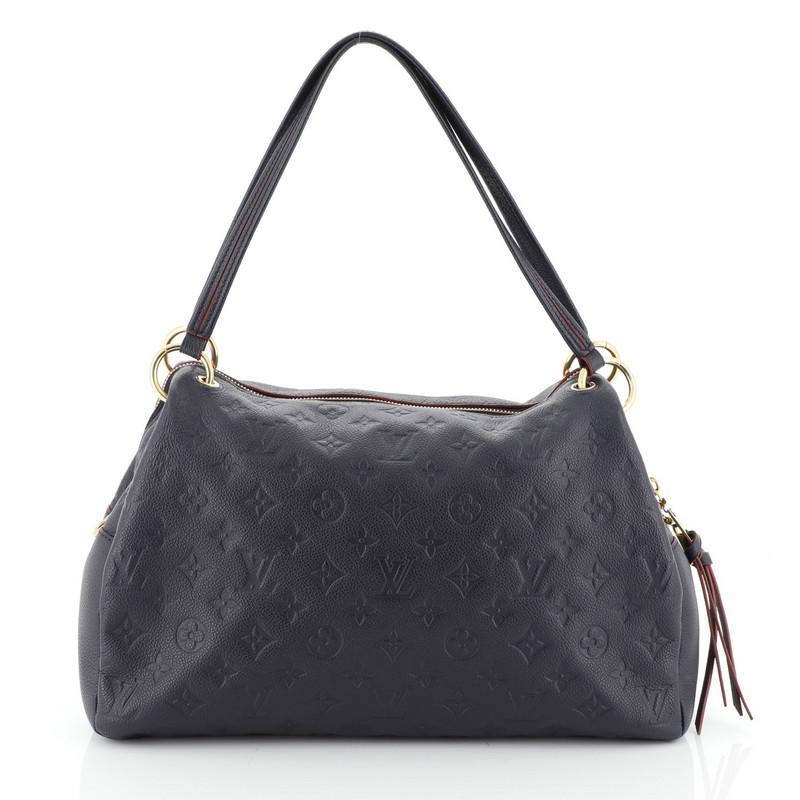Louis Vuitton Ponthieu Handbag Monogram Empreinte Leather PM (Schwarz)