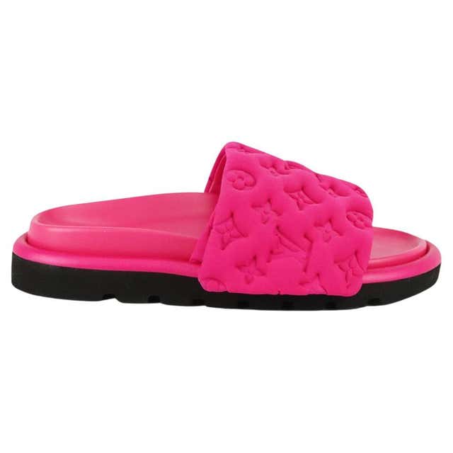Louis Vuitton Pink Pillow Slides - For Sale on 1stDibs