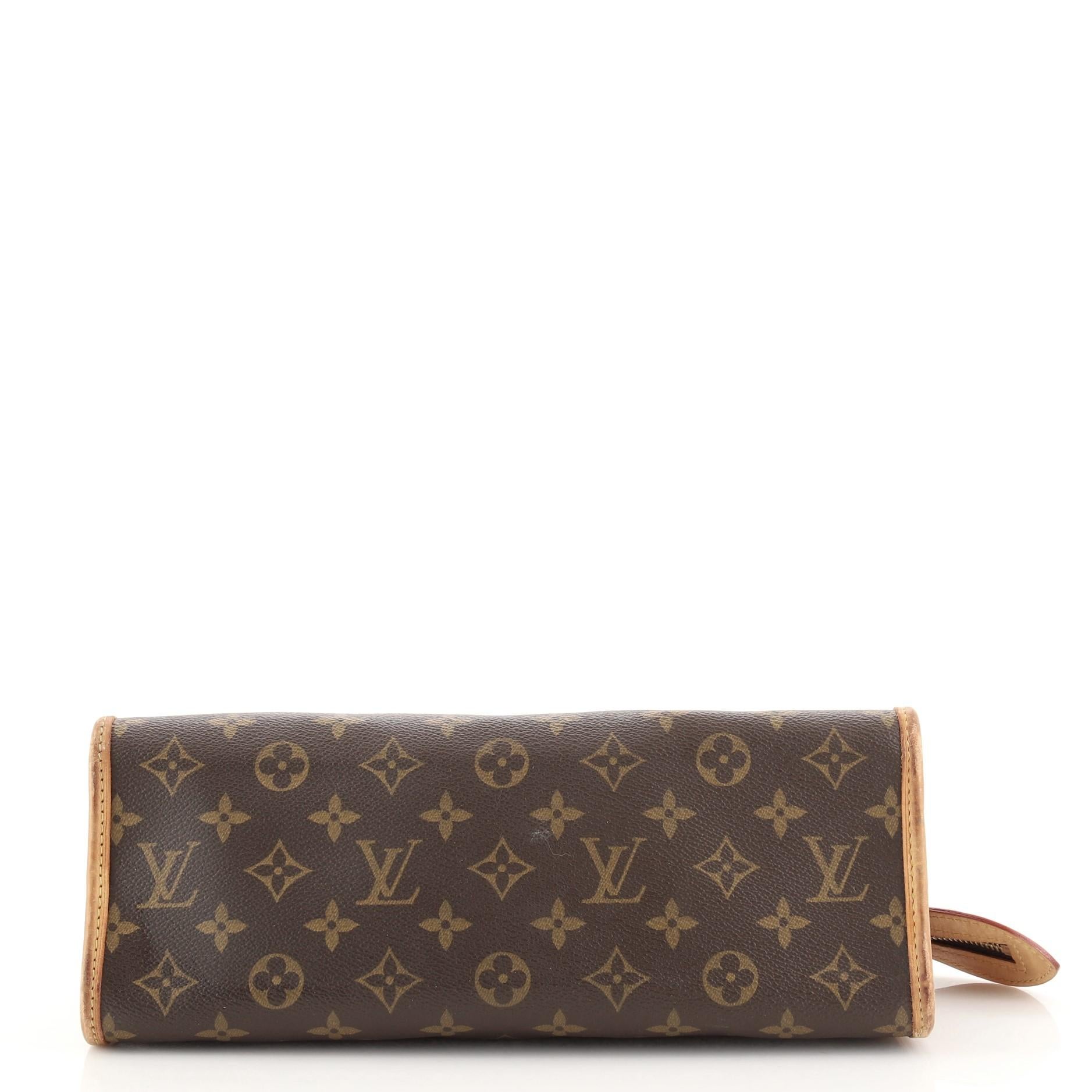 Louis Vuitton Popincourt Handle Bag Monogram Canvas In Fair Condition In NY, NY