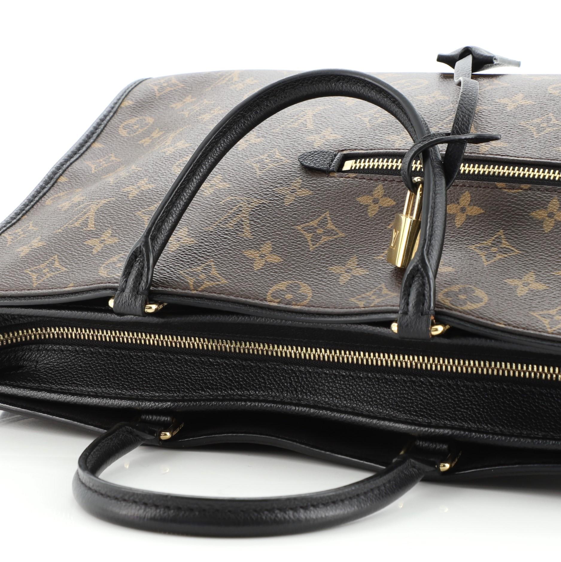 Louis Vuitton Popincourt NM Handtasche Monogramm Segeltuch MM 1