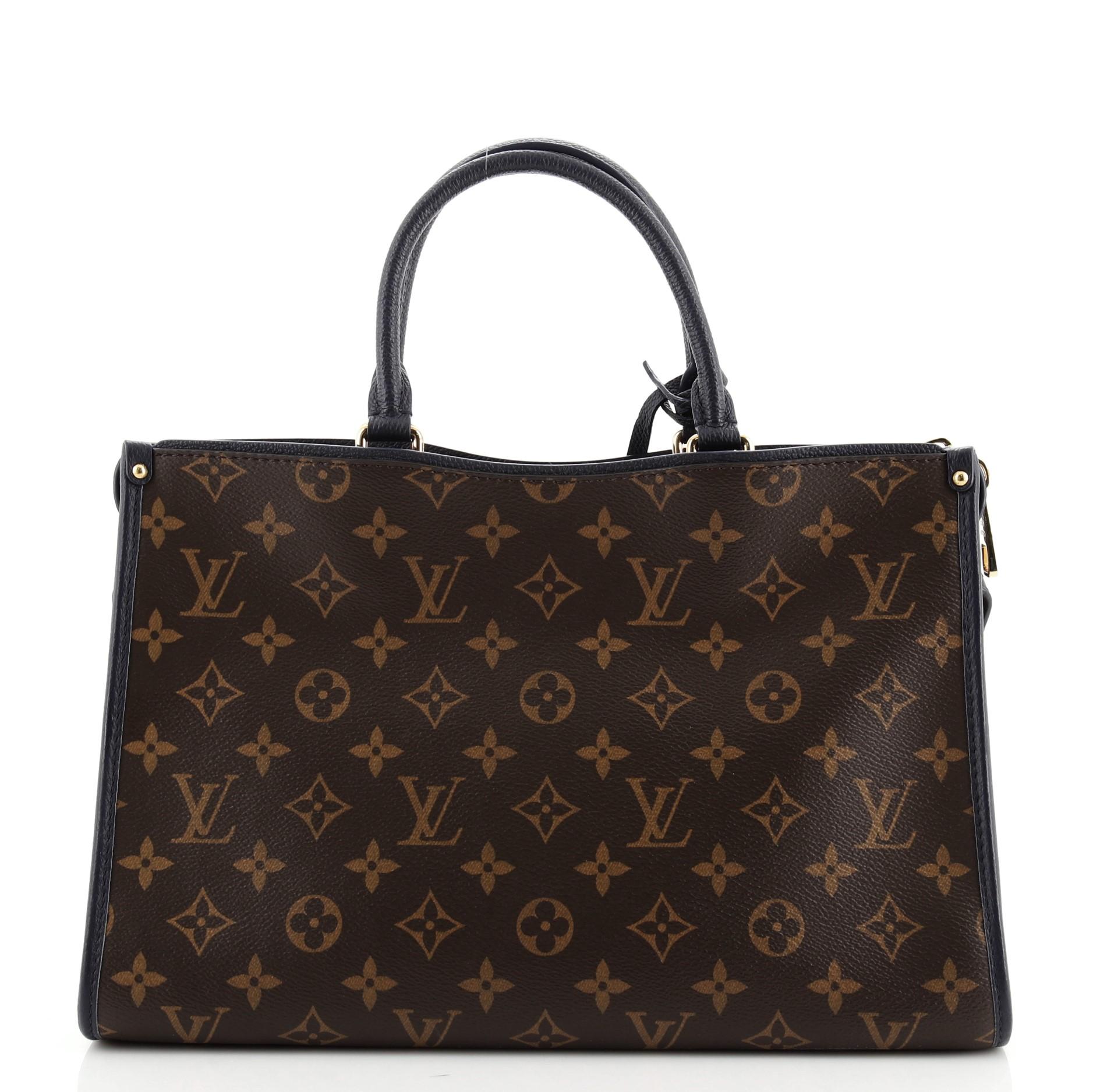 Black Louis Vuitton Popincourt NM Handbag Monogram Canvas PM