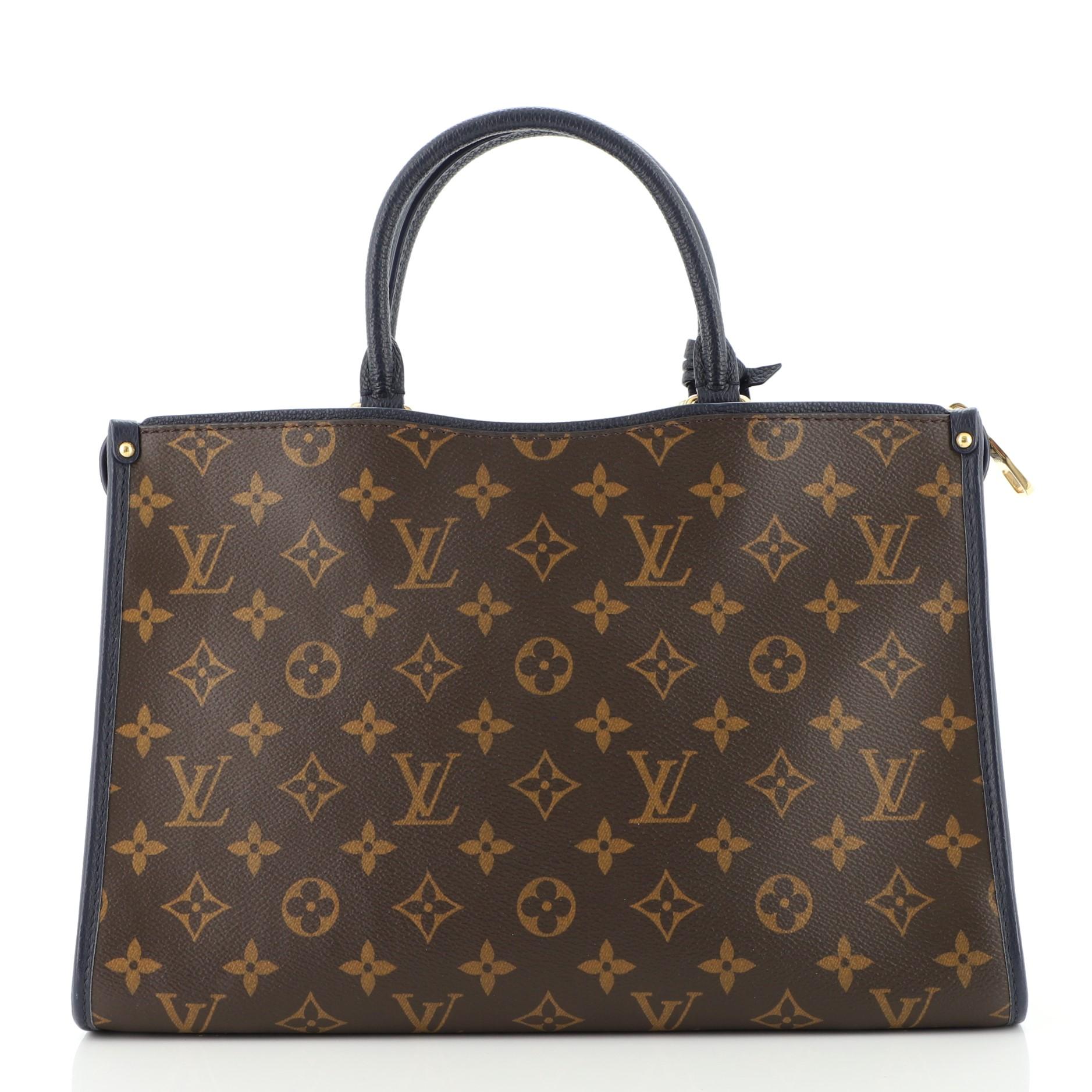 Black Louis Vuitton Popincourt NM Handbag Monogram Canvas PM