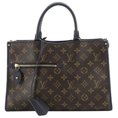 Sac à main Louis Vuitton Popincourt NM en toile Monogram PM