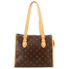 Louis Vuitton Popincourt Tragetasche mit Monogramm aus Segeltuch Haut