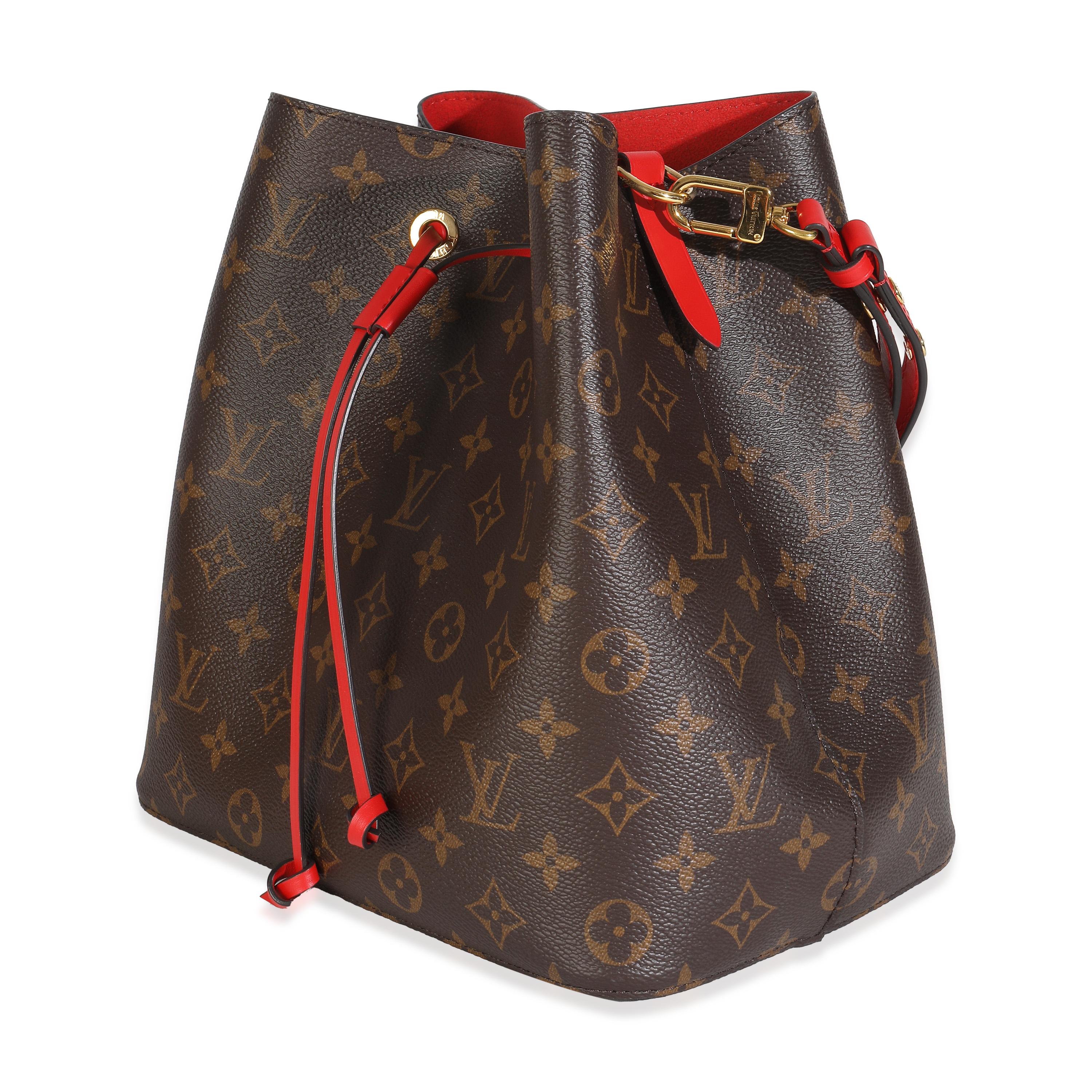 Louis Vuitton Poppy Monogram Tela NeoNoe MM In condizioni ottime in vendita a New York, NY