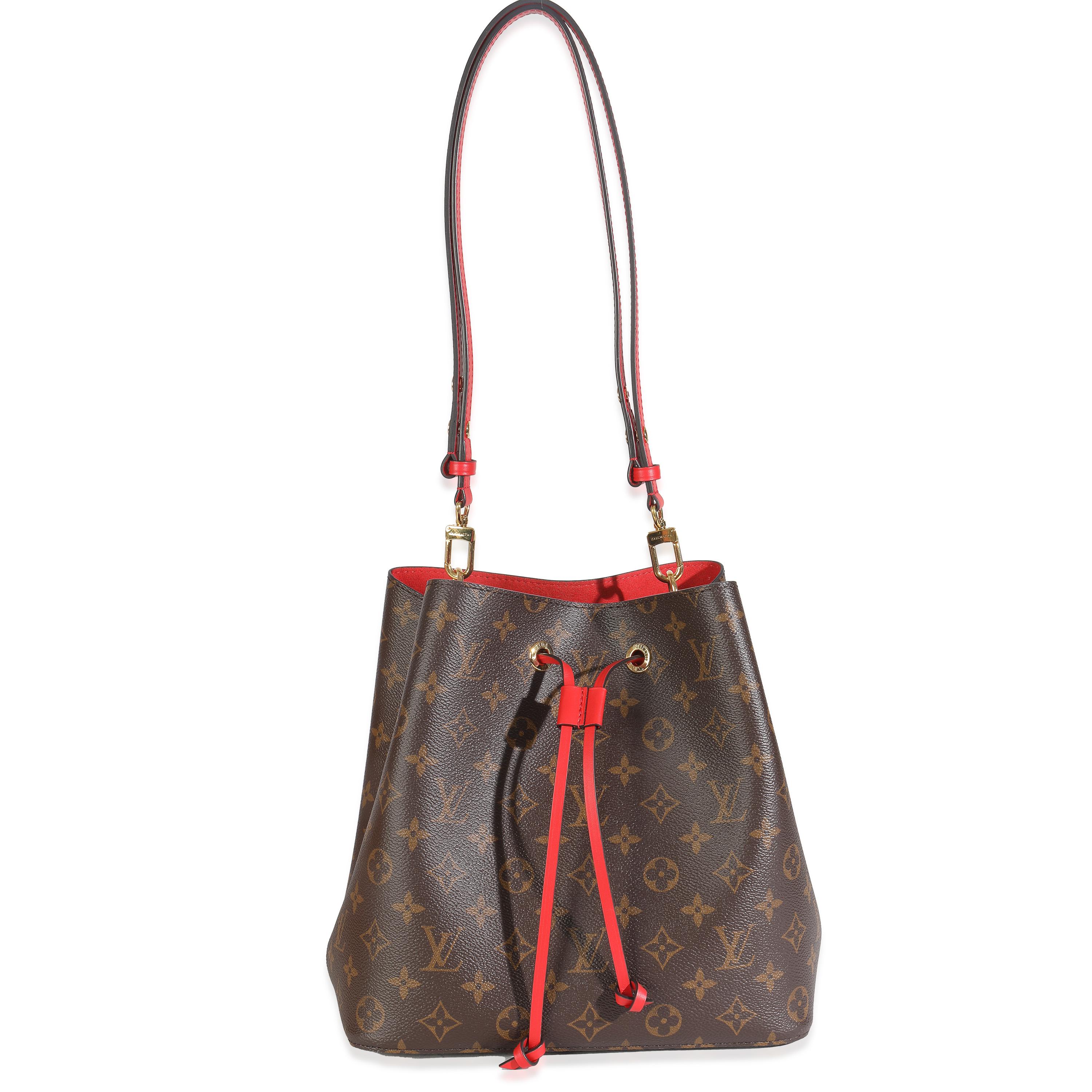 Louis Vuitton Poppy Monogram Tela NeoNoe MM in vendita 1