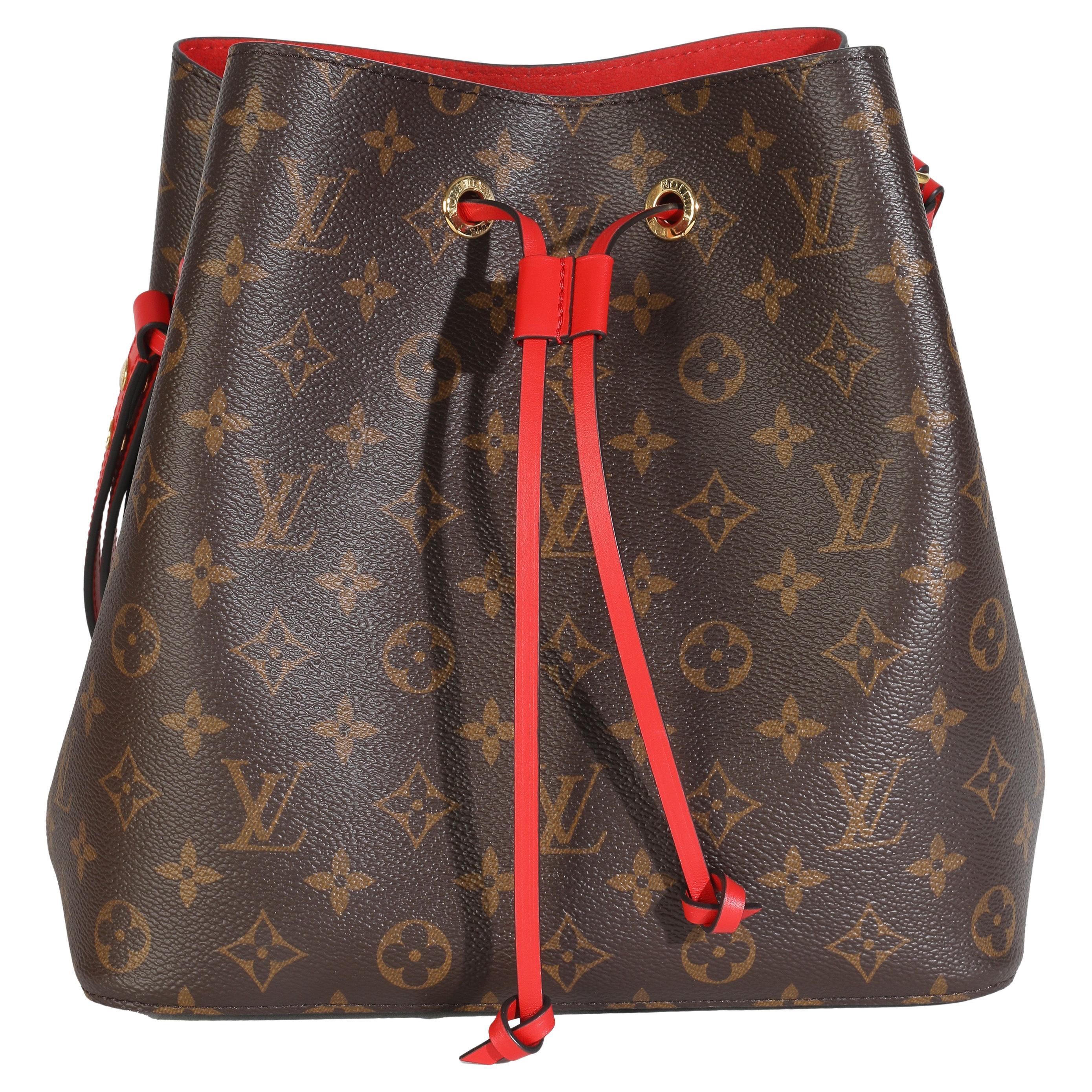 Louis Vuitton Poppy Monogram Tela NeoNoe MM