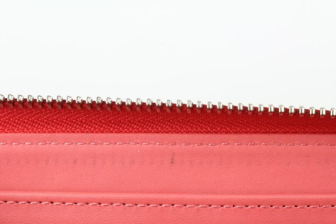 Louis Vuitton Poppy Rayures Monogramm Vernis Zippy Geldbörse 104lv51 7