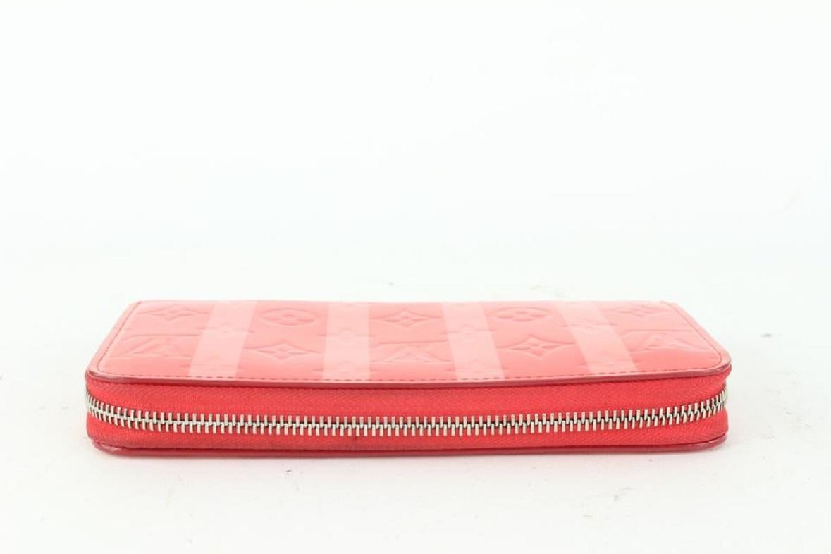 Louis Vuitton Poppy Rayures Monogramm Vernis Zippy Geldbörse 104lv51 4