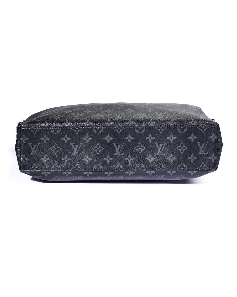 Louis Vuitton Portadocumenti Explorer GM Monogram Eclipse Borsa a mano en vente 7