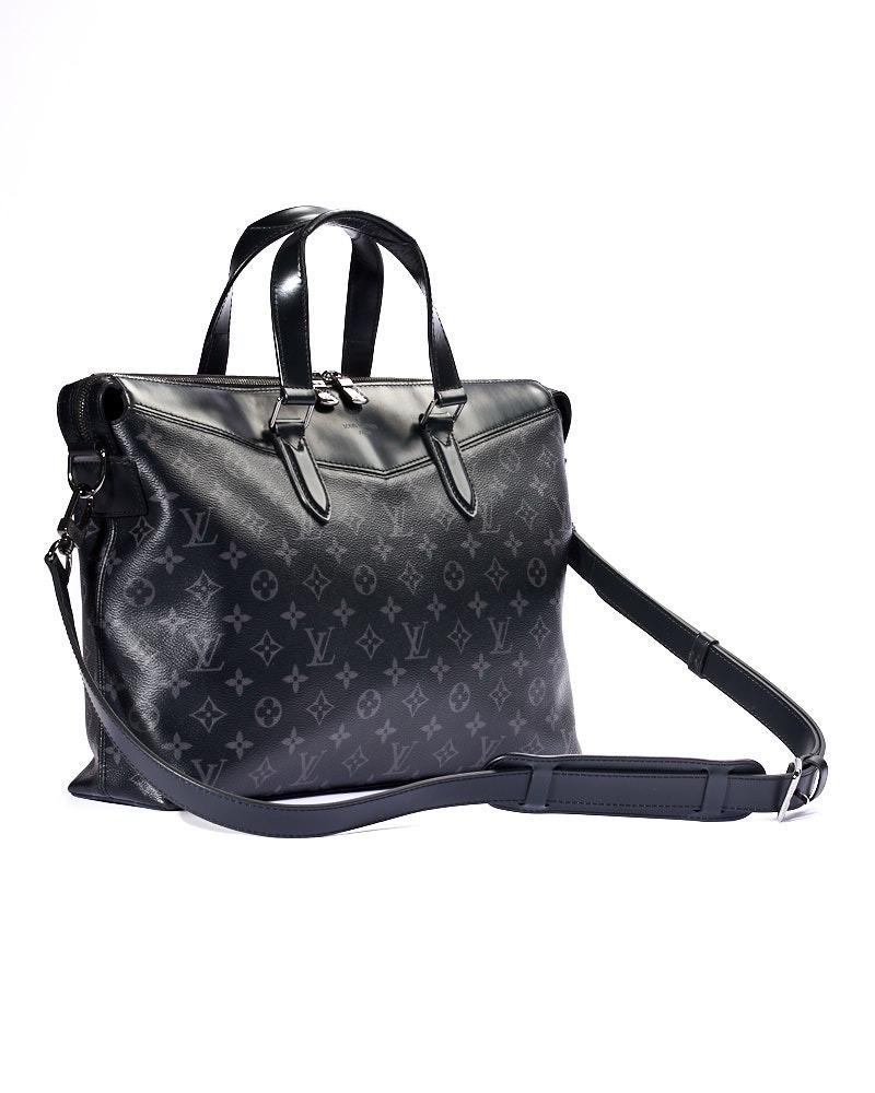 Louis Vuitton Portadocumenti Explorer GM Monogram Eclipse Borsa a mano en vente 1
