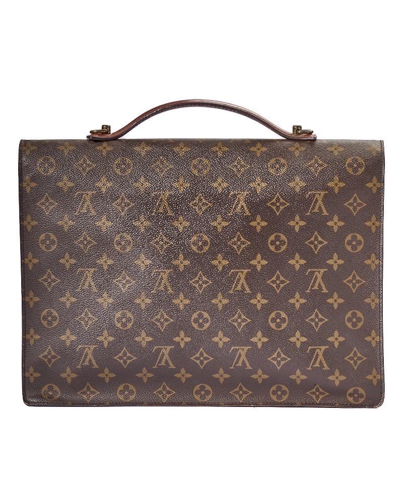 Gray Louis Vuitton Portadocumenti Serviette Monogram Borsa LAvoro For Sale