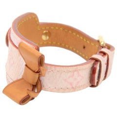 Louis Vuitton Porte Adresse Pink Monogram Canvas Bracelet