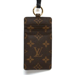 Louis Vuitton Porte Cartes Collier LV Monogram Shades Card Holder Necklace