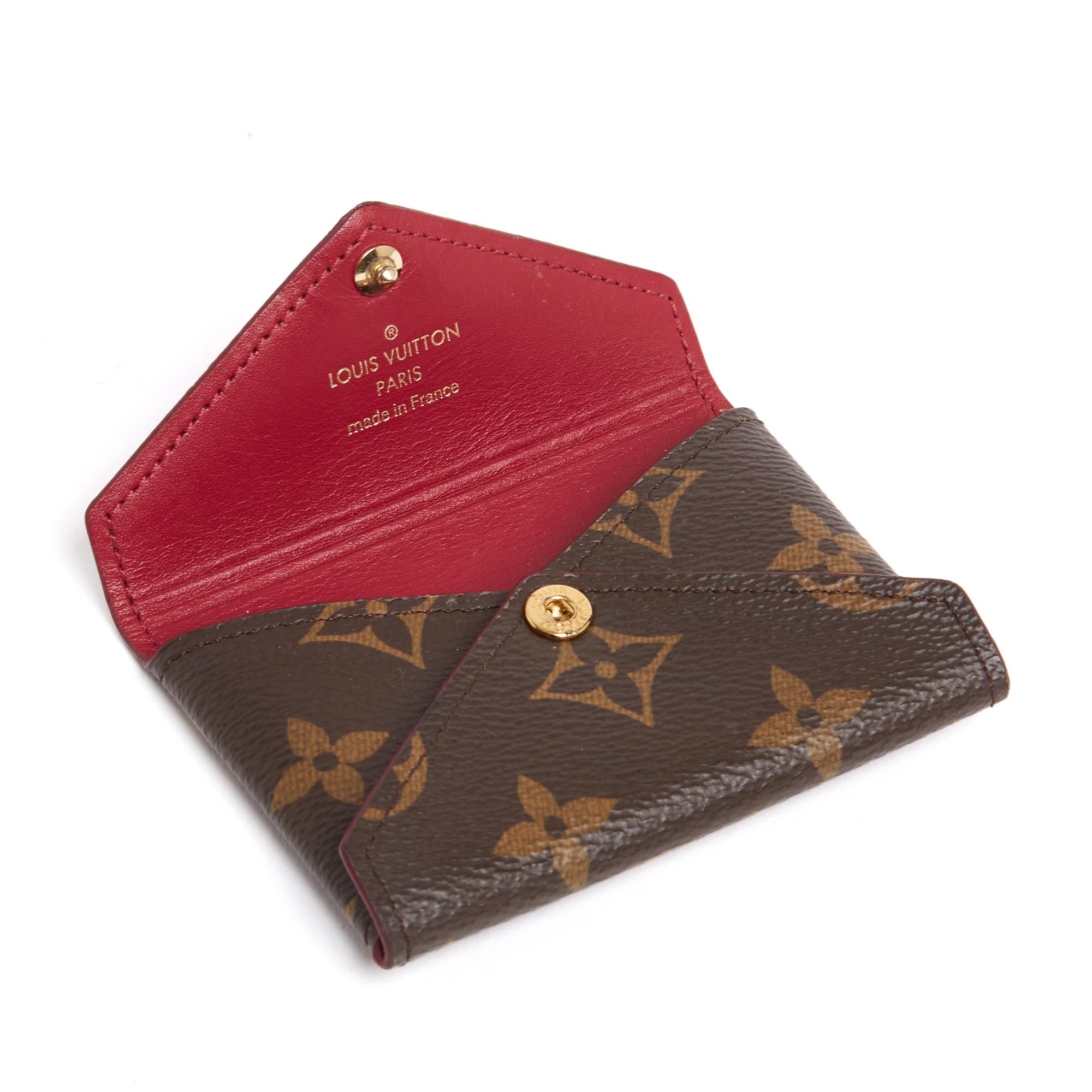 Black Louis Vuitton Porte Cartes Monnaie Kirigami LV Monogram Canvas Card Holder Purse For Sale