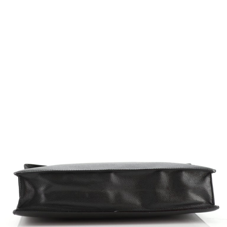 Louis Vuitton Porte-Documents Angara Handbag Taiga Leather at 1stDibs