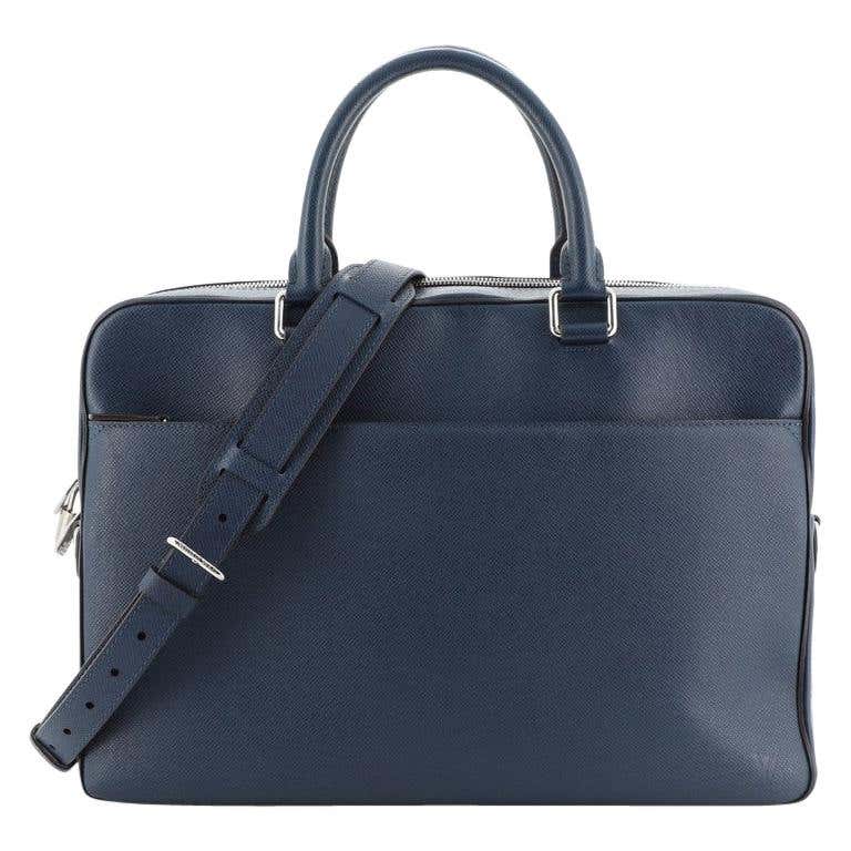 Louis Vuitton Porte-Documents Business Bag Taiga Leather at 1stDibs