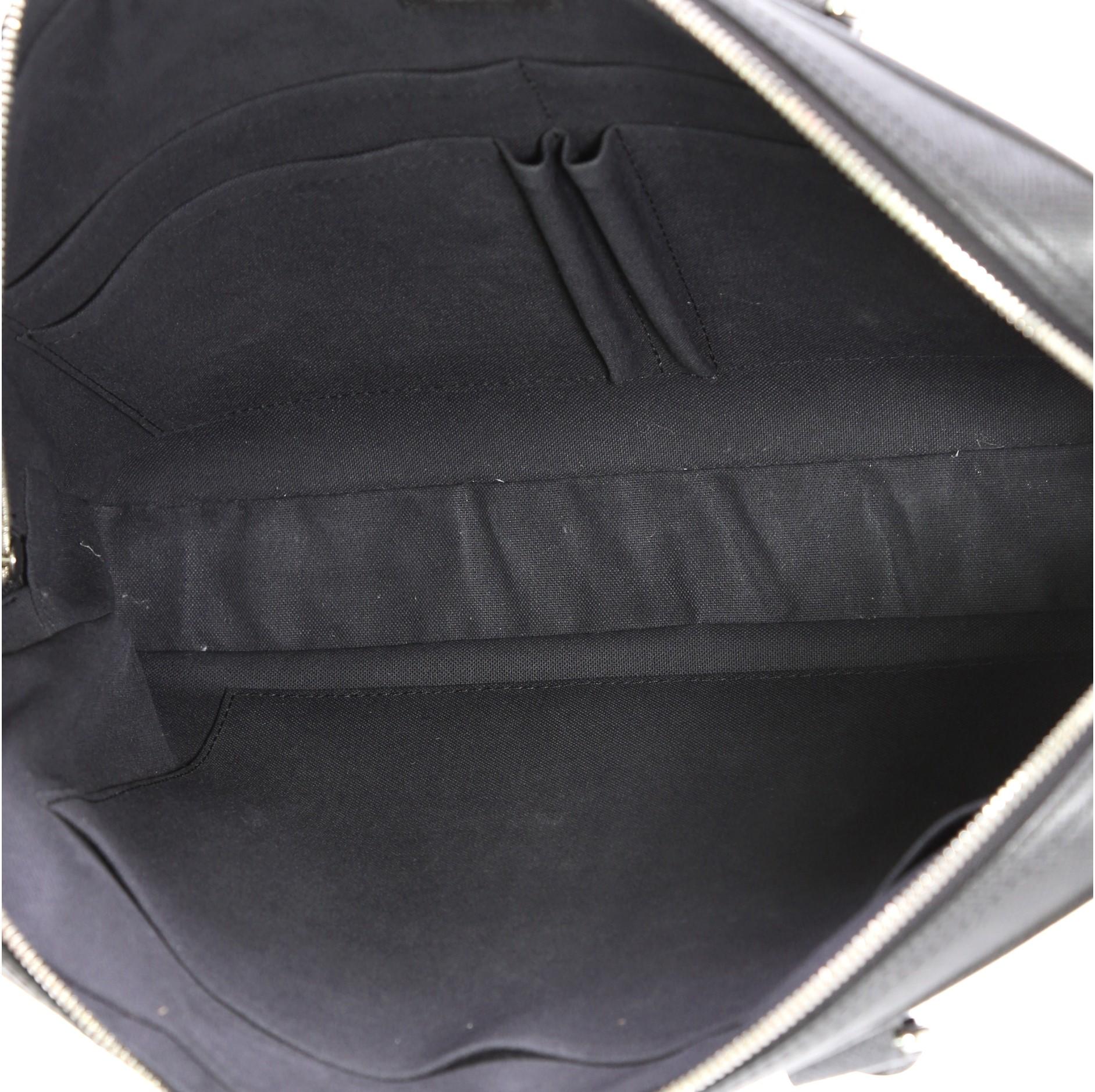 Louis Vuitton Porte-Documents Business Bag Taiga Leather PM 3