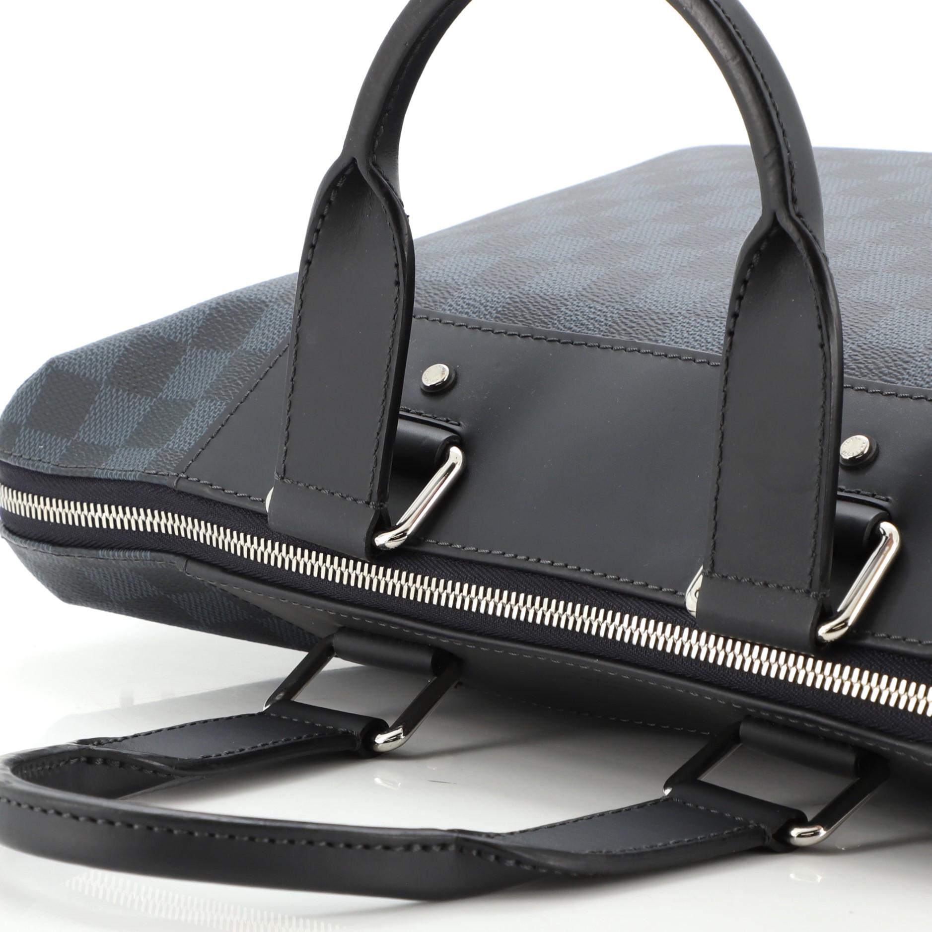 Louis Vuitton Porte-Documents Jour Bag Damier Cobalt In Good Condition In NY, NY