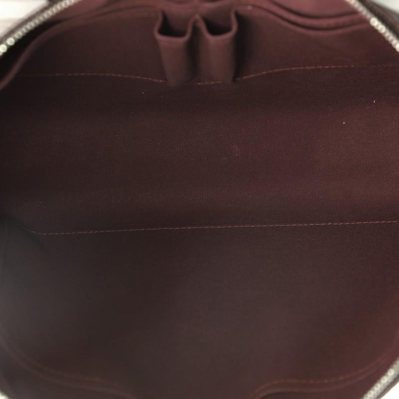 Women's or Men's Louis Vuitton Porte-Documents Jour Bag Macassar Monogram Canvas