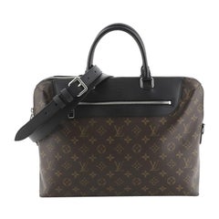 Louis Vuitton Porte-Documents Jour Bag NM Macassar Monogram Canvas