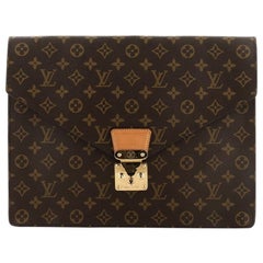 Louis Vuitton Porte-Documents Senateur Bag Monogram Canvas 