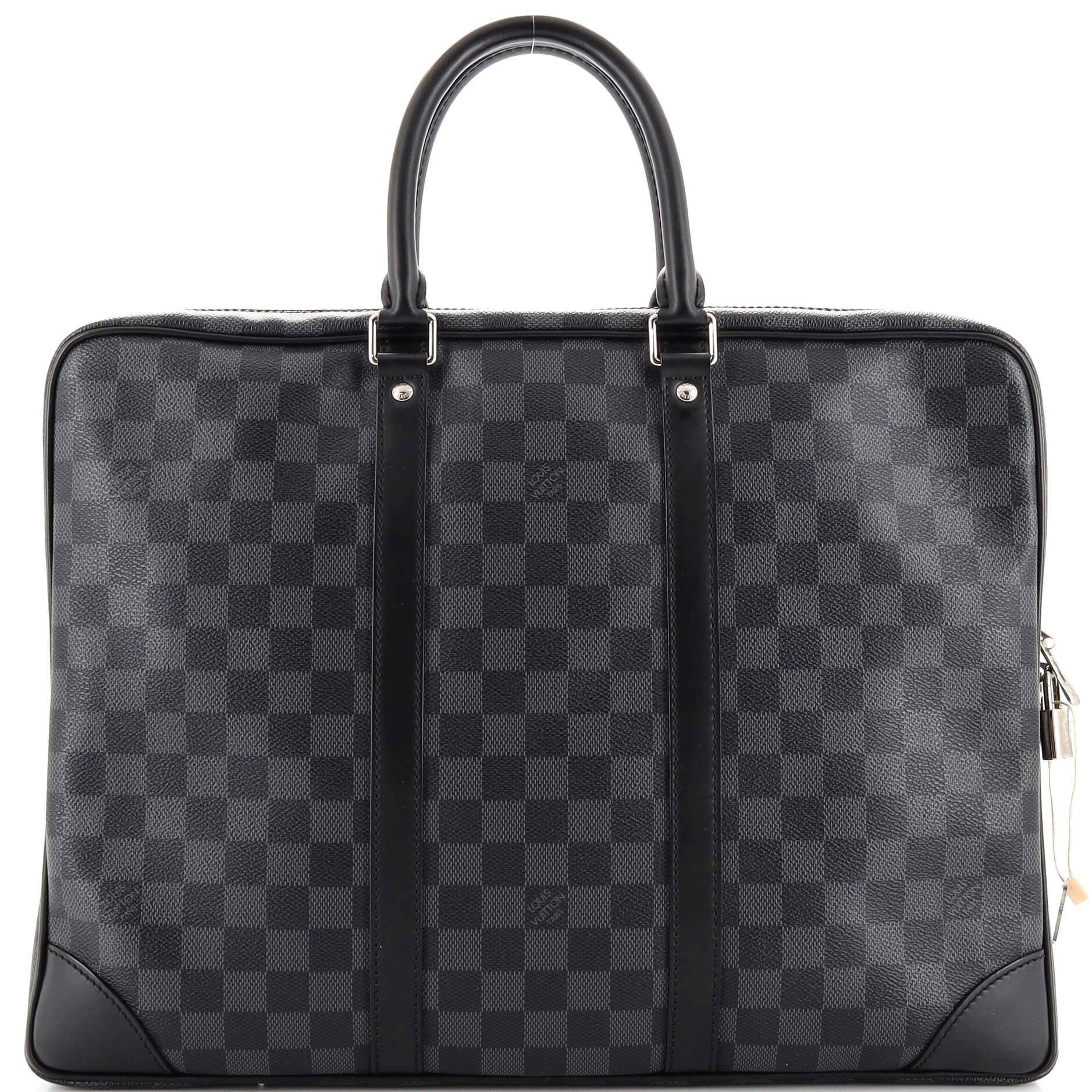 Louis Vuitton Porte-Documents Voyage Briefcase Damier Graphite In Good Condition In NY, NY